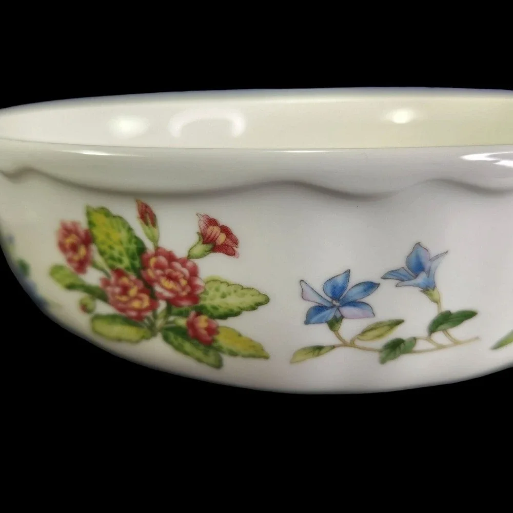 Noritake Casual Gourmet Garden Bowl Floral Lily Serving Salad Pasta Dining‎